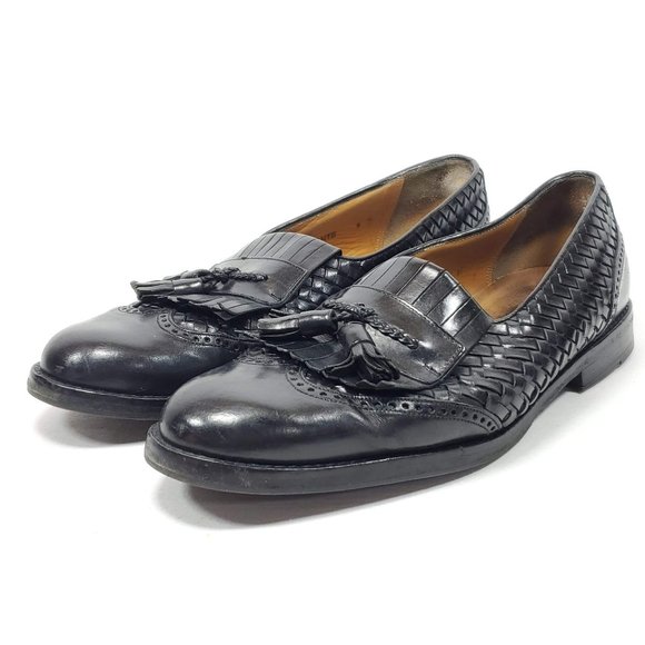Mezlan Alicante Kiltie Tassel Woven Loafers